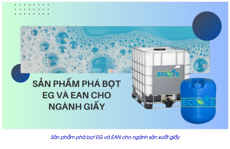 Sản phẩm phá bọt EG và EAN cho ngành sản xuất giấy